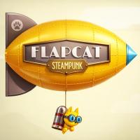 Guide the Flapcat through a Steampunk World of Adventure